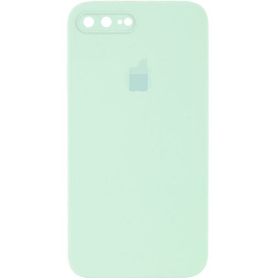 Чехол Silicone Case FULL+Camera Square для iPhone 7 Plus | 8 Plus Sky Blue купить