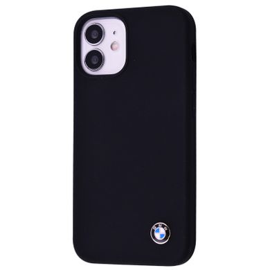 Чехол Silicone BMW Case для iPhone 12 MINI Black купить