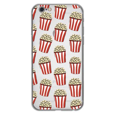Чехол прозрачный Print FOOD для iPhone 6 | 6s Popcorn купить