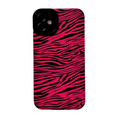 Чохол Ribbed Case для iPhone 15 PRO Zebra Red