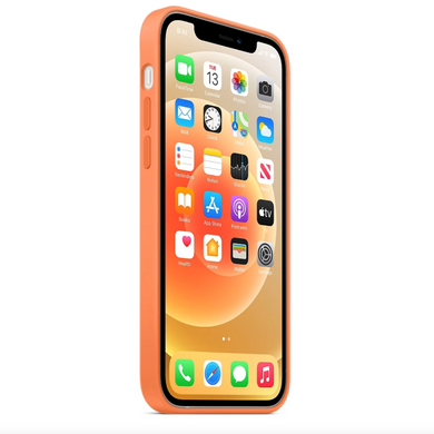 Чохол Silicone Case Full OEM для iPhone 12 | 12 PRO Kumquat - ash-mobile.com.ua - фото 3