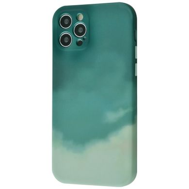 Чехол WAVE Watercolor Case для iPhone 12 PRO MAX Dark Green/Grey - ash-mobile.com.ua - фото 1