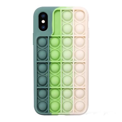 Чехол Pop-It Case для iPhone XS MAX Pine Green/White купить
