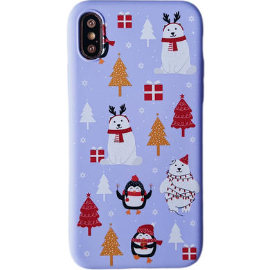 Чехол WAVE Fancy Case для iPhone XS MAX Penguin and Bear Glycine - ash-mobile.com.ua - фото 1