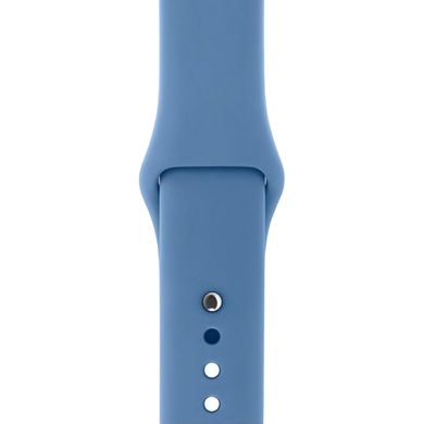 Ремінець Silicone Sport Band для Apple Watch 42mm | 44mm | 45mm | 49mm Denim Blue розмір S купити