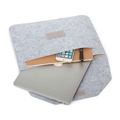 Войлочный конверт для MacBook Pro 16" | Pro 15" Retina | Pro 15" (2016 | 2017 | 2018) Light Grey купить