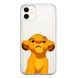 Чохол прозорий Print Lion King для iPhone 12 MINI Simba Evil купити