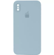Чехол Silicone Case FULL+Camera Square для iPhone XS MAX Lilac купить