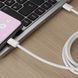 Кабель Proove Energy Stream Type-C to Type-C 60W (1m) White