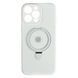 Чохол Silicone Case with Ring Stand Full Camera для iPhone 12 PRO MAX White - ash-mobile.com.ua - фото 1
