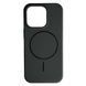 Чехол Silicone Case Full Protective with MagSafe для iPhone 16 PRO MAX Dark Gray - ash-mobile.com.ua - фото 1