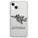 Чохол прозорий Print NO WAR для iPhone 17 Привид Києва