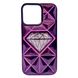 Чехол Diamond Mosaic для iPhone 15 Deep Purple
