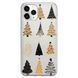 Чохол прозорий Print NEW YEAR для iPhone 15 PRO Tree Gold - ash-mobile.com.ua - фото 1