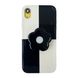 Чехол Popsocket Сheckmate Case для iPhone XR Double Black/White купить