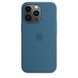 Чохол Silicone Case Full OEM+MagSafe для iPhone 13 PRO Blue Jay