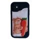 Чохол Wilkins Case для iPhone XR Carrot cat Black - ash-mobile.com.ua - фото 1