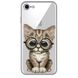 Чехол прозрачный Print Animals для iPhone 7 | 8 | SE 2 | SE 3 Cat
