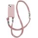 Чохол TPU two straps California Case для iPhone 12 PRO MAX Pink Sand купити