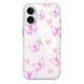 Чехол прозрачный Print Butterfly with MagSafe для iPhone 17 Air Light Pink