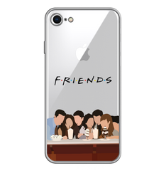 Чохол прозорий Print FRIENDS для iPhone SE 2|SE 3 Cafe купити