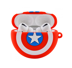 Чехол 3D для AirPods PRO Shield Captain America купить