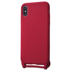 Чохол WAVE Lanyard Case для iPhone XS MAX Rose Red купити