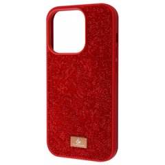 Чехол Bling World Grainy Diamonds для iPhone 15 PRO Red
