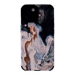 Чохол Ribbed Case для iPhone 15 Plus Marble White/Brown