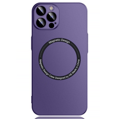 Чохол Magnetic Design with MagSafe для iPhone 14 PRO Purple