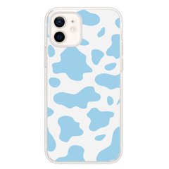 Чехол прозрачный Print Animal Blue with MagSafe для iPhone 11 Cow купить