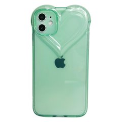 Чохол Transparent Love Case для iPhone 12 Green купити