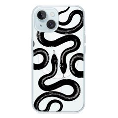 Чехол прозрачный Print Snake with MagSafe для iPhone 14 Plus Viper