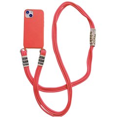 Чохол TPU two straps California Case для iPhone 14 Plus Red