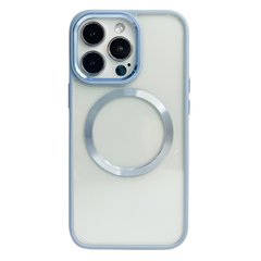 Чохол Matte Frame MagSafe для iPhone 13 PRO MAX Sierra Blue