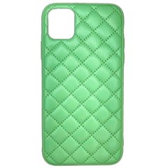 Чехол Leather Case QUILTED для iPhone 12 Mint купить