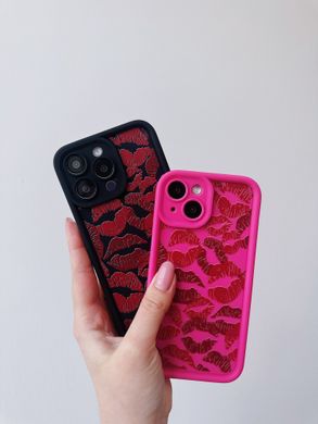 Чехол Lips Case для iPhone 15 PRO Electrik Pink