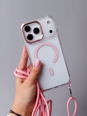 Чохол Crossbody Case MagSafe на шнурку для iPhone 17 PRO MAX Brown