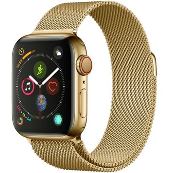 Ремешок Milanese Loop для Apple Watch 42mm | 44mm | 45mm | 46mm | 49mm Yellow Gold - ash-mobile.com.ua - фото 1