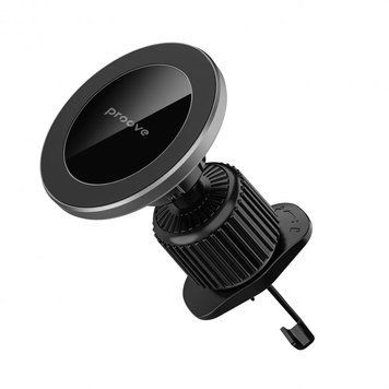 Автомобильный держатель Proove Ironside Air Outlet Car Mount Magnetic Ring Black - ash-mobile.com.ua - фото 1
