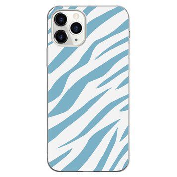 Чохол прозорий Print Animal Blue для iPhone 11 PRO Zebra - ash-mobile.com.ua - фото 1