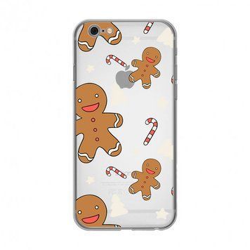 Чохол прозорий Print NEW YEAR для iPhone 6 | 6s Big Сookie - ash-mobile.com.ua - фото 1