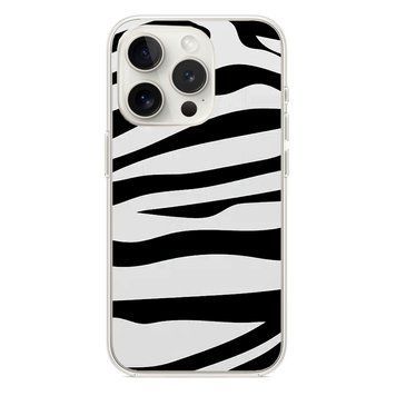 Чохол прозорий Print Zebra with MagSafe для iPhone 13 PRO MAX - ash-mobile.com.ua - фото 1