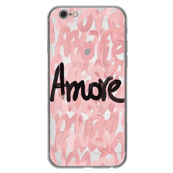 Чохол прозорий Print Amore для iPhone 6 Plus | 6s Plus Pink - ash-mobile.com.ua - фото 1