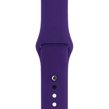 Ремешок Silicone Sport Band для Apple Watch 38mm | 40mm | 41mm | 42mm (10 | 11 series) Ultra Violet размер L - ash-mobile.com.ua - фото 1