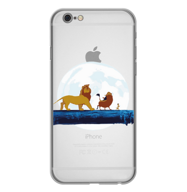 Чохол прозорий Print Lion King для iPhone 6 | 6s Friends купити