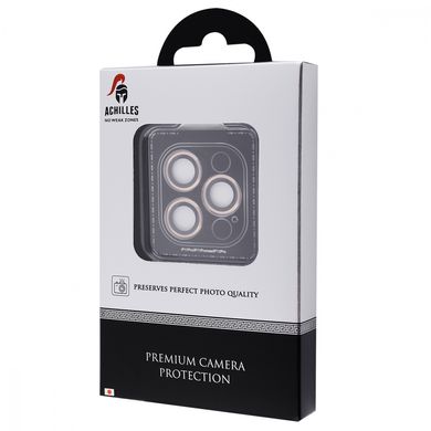 Защитное стекло на камеру ACHILLES для iPhone 11 PRO | 11 PRO MAX | 12 PRO Red