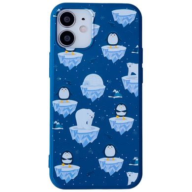 Чехол WAVE Fancy Case для iPhone 12 MINI Penguin Ice Blue - ash-mobile.com.ua - фото 1