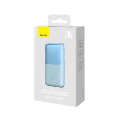 Портативна Батарея Baseus Bipow PRO Digital Display 20W 10000mAh Blue купити