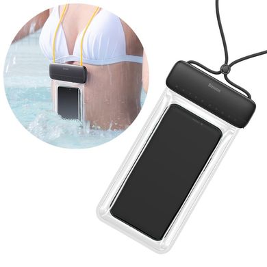 Чехол водонепроницаемый Baseus Let's go Slip Cover для мобильного телефона до 7.2" Gray-Black (ACFSD-DG1)